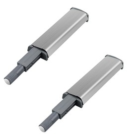 LJFEA 2 x Pressure Door Opener, Push to Open Door Opener, Cupboard Door Opener, Cupboard Door Opener, Tip On, Doors Furniture Drawers Cabinet Door Magnetic Catch Push Door Opener, Pressure Catch