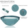 Crossbody Belt Bags Sling Fanny Pack for Men with 4-Zipper
