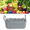 Cotton Rope Storage Basket Hand Knitting Nordic Style Desktop Storage
