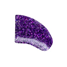 Purrdy Paws Soft Nail Caps for Dog Claws Purple Holographic Glitter Small