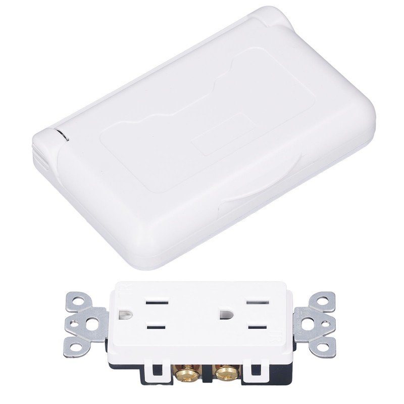 Weatherproof Outlet with Cover US Standard Power Socket Outdoor RV