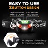 Foxelli USB-C Rechargeable LED Headlamp – Super Bright, Lightweight Head