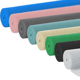 Wideskall® Extra Thick Non Adhesive Easy Shelf Non Slip Kitchen Drawer Shelf Grip Liner (Grey)