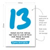13th Birthday Card - Funny Joke for 13 Year Old