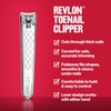 Revlon Silver Toenail Clipper with Foldaway File Easy Trimming Lifetime
