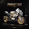 QiqoPoyee Sport Motorcycle 1:10 Scale Model Building Blocks Kits for