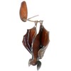 Modern Artisans Hanging Metal Garden Bat Sculpture, American Handmade: Open