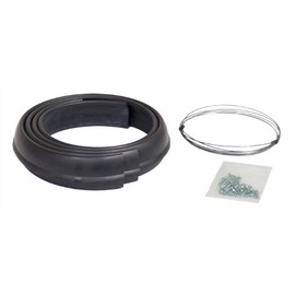 Pacer Performance 52-191 Flexy Flares Black 1-3/4" x 58" Heavy Duty Reinforced Rubber Fender Extension Kit - 2 Piece