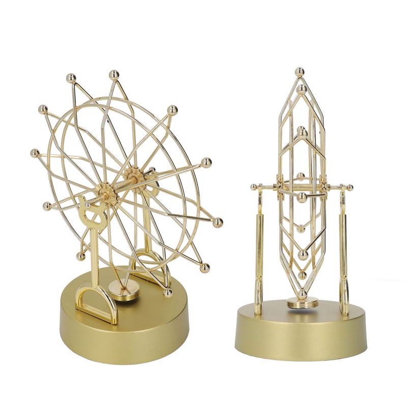 Electronic Ferris Wheel Desk Toy Magnetic Rotation Perpetual Motion Home