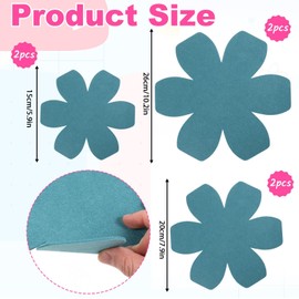 Giantree 6 Pcs Pot and Pan Protectors for Stacking, 3 Sizes Pan Separators Felt, Non-Slip Felt Pans Cookware Separators Blue Pot Protectors Ideal for Stacking and Protecting Pots and Pans