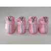 Hdwk&Hped Small Dog Boots, Breathable Mesh Summer Dog Shoes Pink