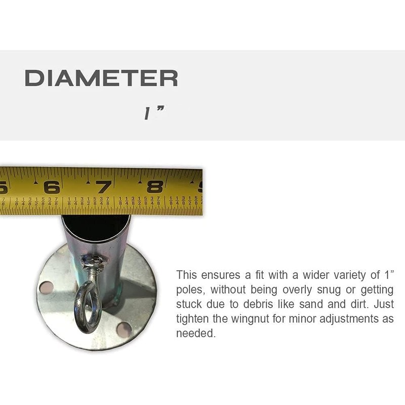 Foot Pad for Canopy Tent Sun Shade Durable Galvanized Steel