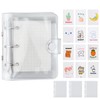 Personal Notebook, Notepad, Mini Organizer, Pocket Size, PVC Clear Material,
