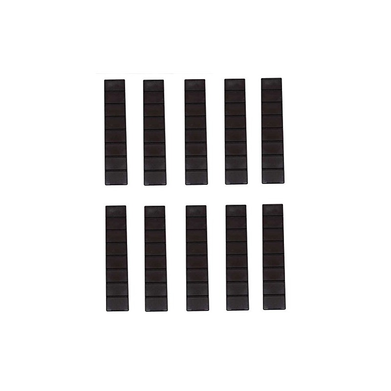 S&S-Shop 30 Furniture Wedges Made of Plastic – Brown –
