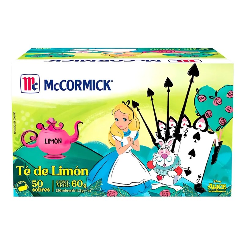 Kit 6 Paquetes De Te De Limón Total 300 Sobres