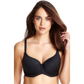 Panache Women's Cari Spacer T-Shirt Bra, Black, 34F