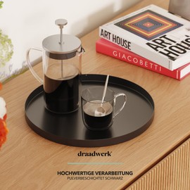 draadwerk® Decorative Tray Black Diameter 30 cm
