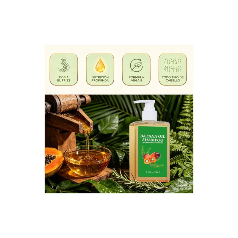 Champú de Aceite de Batana y Romero 300 ml