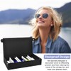 LANSKYLAN Glasses Box for Multiple Glasses Glasses Box with 5