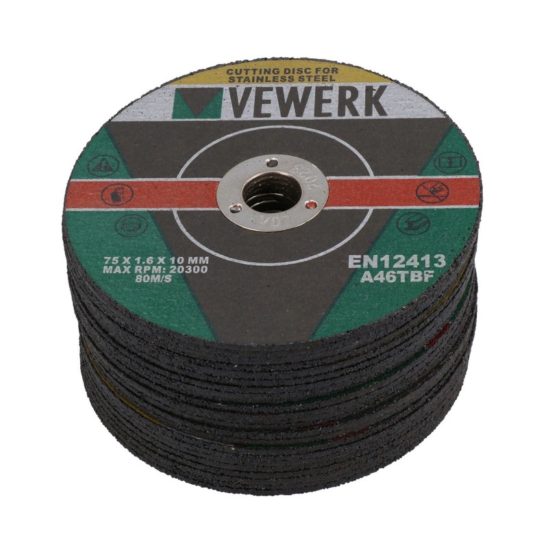 3” 75mm Stainless Steel Cutting Grinding Discs for Air Cut