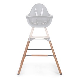Childhome Evolu One.80° High Chair Extra Set of Long Legs + Foot Rest, Adjustable Height Baby High Chair, Sleek Modern High Chair Beechwood Legs, High Chair Sold Separately, Anthracite