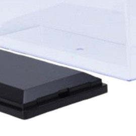Fenteer Clear Acrylic Display Case Container Protector Storage Sleek Practical Dustproof Showcase for 1/32 Models Cars for Small Toys