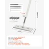 VEVOR Flat Mop, Self Wringing, Microfiber Floor Cleaner with 4
