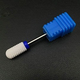 M6 Ceramic Safety Professional Nail Bits Cuticle Polishing Bit Nail Files Manicure Pedicure Drill Tool for Most Electric Manicure Drills