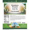 Strawberry Rhubarb Green Tea (Loose) (4 oz, ZIN: 539570)