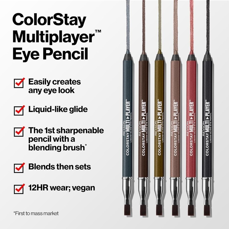 REVLON ColorStay Multiplayer Liquid-Glide Eye Pencil, Multi-Use Eye Makeup...