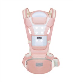 Multifunctional Breathable Baby Carrier with Hip Seat Lumbar Support Waist Stool for 0-36 Months Newborn Infants Toddlers Ergonomic Comfortable Baby Backpack Carrier