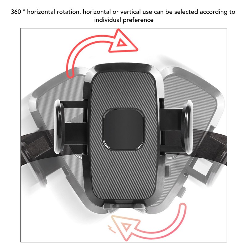 Stroller Phone Holder 360° Rotation Bike Phone Mount Antiskid for