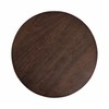 Kate and Laurel Nisha Modern Mango Wood Round Drink Table,