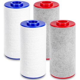 (4-Packs) Replacement Filter Set for Weddell Duo - High-efficiency Shower Water Filtration System that Removes Chlorine/PFAS