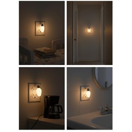 UI PRO TOOLS Night Light Bulb White Pack of 4 (10 Lumens, 5 watts, 120 Volts)