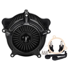 Unbranded Air Filter Turbine Spike Air Cleaner Intake Kit For Harley Softail Touring Trike