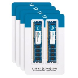OWC 32GB (8x4GB) DDR3L 1600 PC3L-12800 CL11 2Rx8 240-pin 1.35V ECC Unbuffered UDIMM Memory RAM Module Upgrade Kit for Select Desktops, Workstations, or Servers