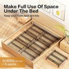 Under Bed Shoe Storage Organizer,1 Pack Shoe storage with Wheels