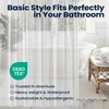 downluxe Set of 2 Clear Shower Curtain Liner, PEVA Heavy