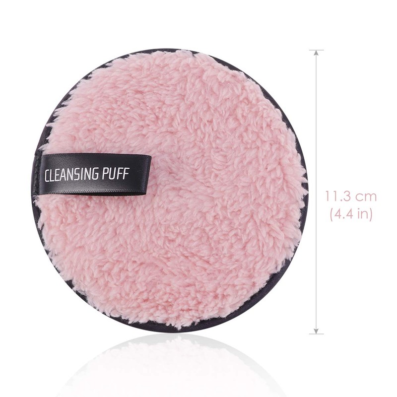 Frcolor 3pcs Double-Side Foundation Cosmetic Powder Puff Cloth Towels Washable