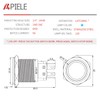 APIELE Latching Push Button Switch 19mm 12V- 24V DC LED