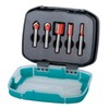 Wolfcraft 8753000 1x Set Chamfter Bit Set in Wooden Box