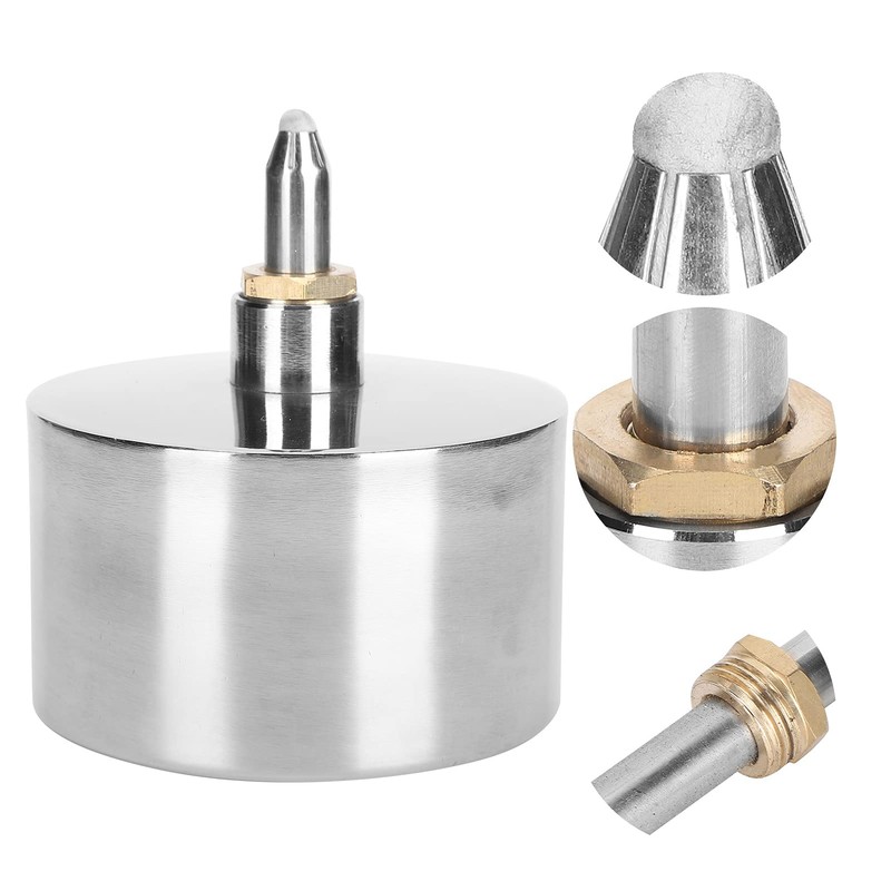 Fyearfly Stainless Steel Alcohol Lamp, 400 ml Bunsen Burner, Alcohol