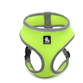 WINHYEPET True Love Dog Harness Breathable Comfortable Sandwich Mesh Fabric Safe Pet Vest for Small and Medium Large Dogs Suitable for Use Outdoors 8 Colors are Available TLH1911(Neon Yellow,XS)
