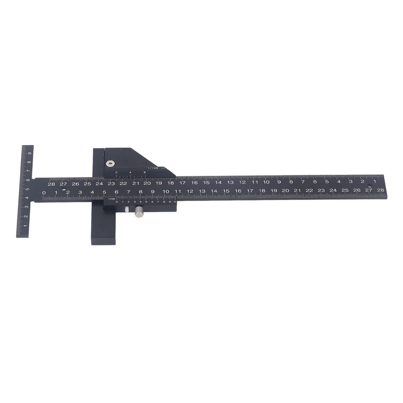 0 to 280mm T Shaped Ruler Aluminum Alloy Accurate Scale