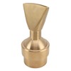 Fan Shaped Fountain Nozzle Copper Adjustable Uniform Water Spray Fan