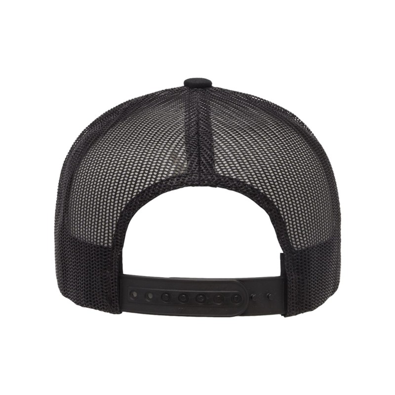 Go All Out Adjustable Black Structured Trucker Irish Flag Shamrock