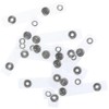 allcoupon 10 Pcs ID Badge Holder Straps, Clear Badge Strap