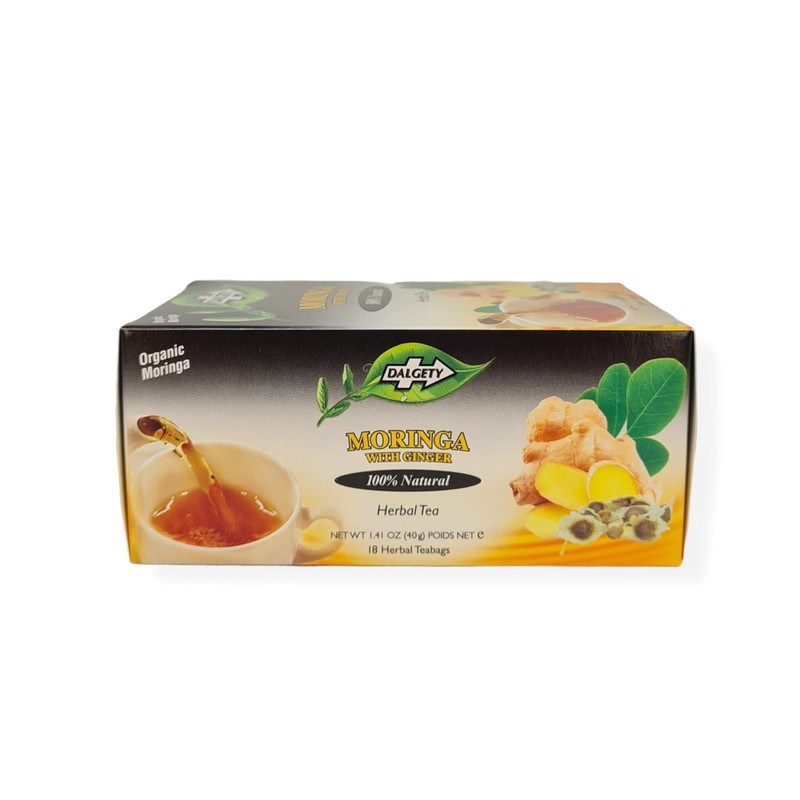 Dalgety Moringa & Ginger Herbal Tea - 100% All Natural