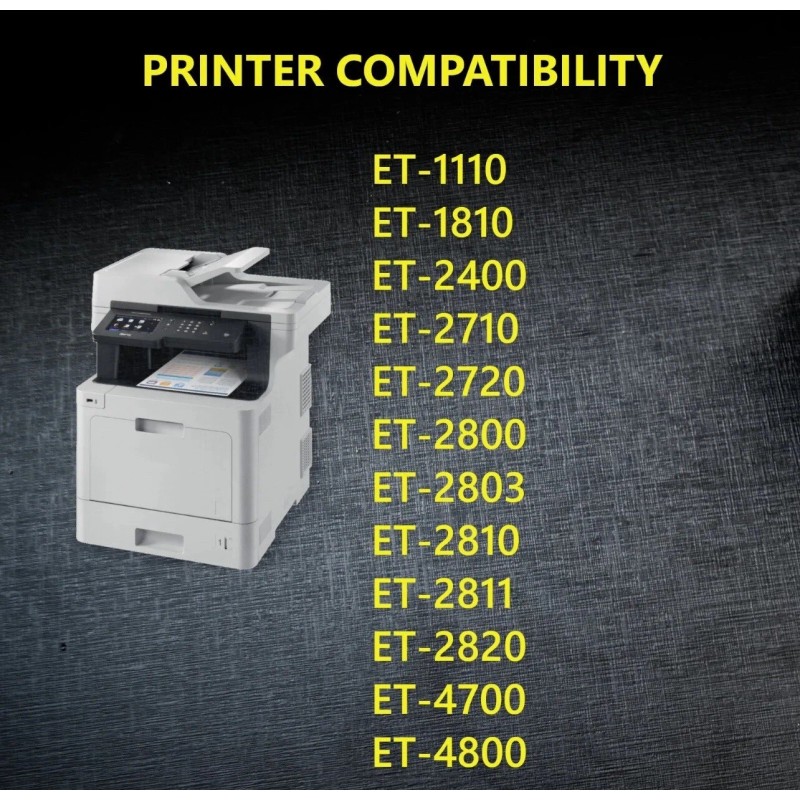 PRINTERWORLD 612 4x Botella Recarga De Tinta COMPATIBLE CON Epson